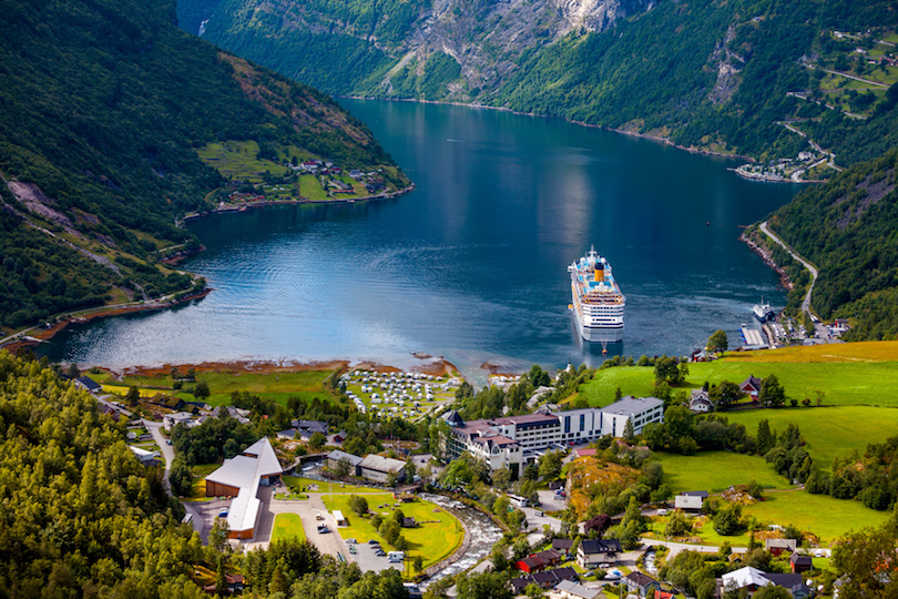 Geirangerfjorden, Norge.